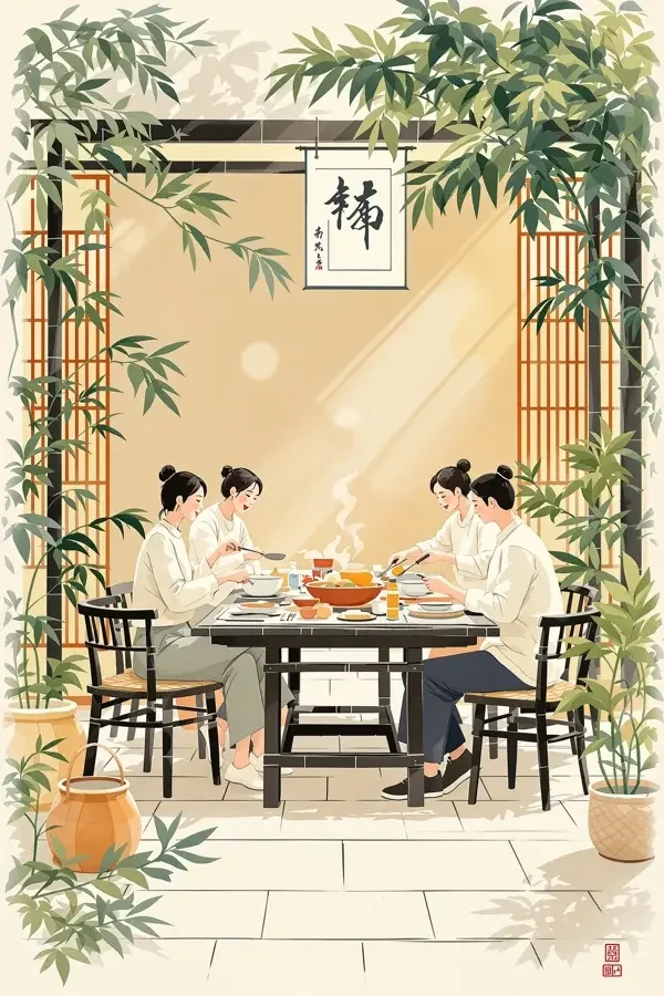 竹里慢生活封面海报